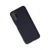 Mey İthalat®  Samsung Galaxy A03S Kılıf Lansman Glass Kapak - Lacivert