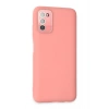 Mey İthalat®  Samsung Galaxy A03S Kılıf Lansman Glass Kapak - Pembe