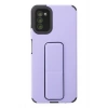 Mey İthalat®  Samsung Galaxy A03S Kılıf Mega Standlı Silikon - Lila