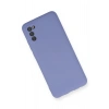 Mey İthalat®  Samsung Galaxy A03S Kılıf Nano içi Kadife Silikon - Lila