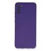 Mey İthalat®  Samsung Galaxy A03S Kılıf Nano içi Kadife Silikon - Mor
