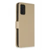 Mey İthalat®  Samsung Galaxy A03S Kılıf Trend S Plus Kapaklı Kılıf - Gold