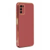 Mey İthalat®  Samsung Galaxy A03S Kılıf Volet Silikon - Kırmızı