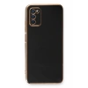 Mey İthalat®  Samsung Galaxy A03S Kılıf Volet Silikon - Siyah