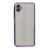 Mey İthalat®  Samsung Galaxy A04 Kılıf  Lensli Silikon - Mor