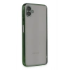 Mey İthalat®  Samsung Galaxy A04 Kılıf  Lensli Silikon - Yeşil