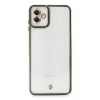 Mey İthalat®  Samsung Galaxy A04 Kılıf Liva Lens Silikon - Yeşil
