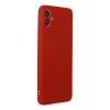 Mey İthalat®  Samsung Galaxy A05 Kılıf First Silikon - Kırmızı