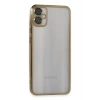 Mey İthalat®  Samsung Galaxy A05 Kılıf  Lensli Silikon - Gold