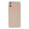 Mey İthalat®  Samsung Galaxy A05 Kılıf Nano içi Kadife Silikon - Pudra