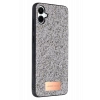 Mey İthalat®  Samsung Galaxy A06 Bright Simli Kapak - Gümüş