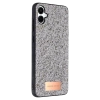 Mey İthalat®  Samsung Galaxy A06 Bright Simli Kapak - Gümüş