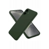 Mey İthalat®  Samsung Galaxy A06 Kılıf First Silikon - Koyu Yeşil