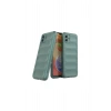Mey İthalat®  Samsung Galaxy A06 Kılıf Optimum Silikon - Koyu Yeşil
