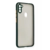 Mey İthalat®  Samsung Galaxy A11 Kılıf Montreal Silikon Kapak - Yeşil