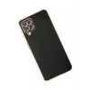 Mey İthalat®  Samsung Galaxy A12 Kılıf Volet Silikon - Siyah