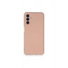 Mey İthalat®  Samsung Galaxy A14 4G Kılıf Nano içi Kadife Silikon - Pudra