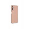 Mey İthalat®  Samsung Galaxy A14 4G Kılıf Nano içi Kadife Silikon - Pudra