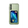 Mey İthalat®  Samsung Galaxy A15 4G Kılıf Kart Şeffaf Silikon - Şeffaf