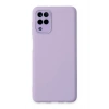 Mey İthalat®  Samsung Galaxy A22 Kılıf Lansman Glass Kapak - Lila