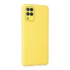 Mey İthalat®  Samsung Galaxy A22 Kılıf Lansman Glass Kapak - Sarı