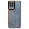 Mey İthalat®  Samsung Galaxy A22 Kılıf Liva Lens Silikon - Siyah