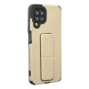 Mey İthalat®  Samsung Galaxy A22 Kılıf Mega Standlı Silikon - Gold