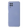 Mey İthalat®  Samsung Galaxy A22 Kılıf Nano içi Kadife Silikon - Lila