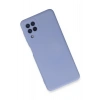 Mey İthalat®  Samsung Galaxy A22 Kılıf Nano içi Kadife Silikon - Lila