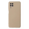 Mey İthalat®  Samsung Galaxy A22 Kılıf Nano içi Kadife Silikon - Pudra
