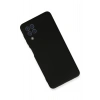Mey İthalat®  Samsung Galaxy A22 Kılıf Nano içi Kadife Silikon - Siyah