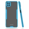 Mey İthalat®  Samsung Galaxy A22 Kılıf Platin Silikon - Mavi