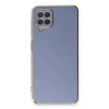 Mey İthalat®  Samsung Galaxy A22 Kılıf Volet Silikon - Mavi