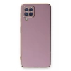 Mey İthalat®  Samsung Galaxy A22 Kılıf Volet Silikon - Mor