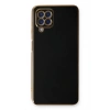 Mey İthalat®  Samsung Galaxy A22 Kılıf Volet Silikon - Siyah