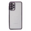 Mey İthalat®  Samsung Galaxy A23 4G Kılıf  Lensli Silikon - Mor
