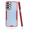 Mey İthalat®  Samsung Galaxy A23 4G Kılıf Platin Silikon - Kırmızı