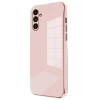 Mey İthalat®  Samsung Galaxy A25 5G Kılıf Volet Silikon - Pembe