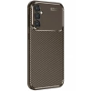 Mey İthalat®  Samsung Galaxy A26 Kılıf Auto Focus Karbon Kapak - Kahverengi