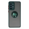Mey İthalat®  Samsung Galaxy A33 5G Kılıf Montreal Yüzüklü Silikon Kapak - Yeşil