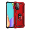 Mey İthalat®  Samsung Galaxy A33 5G Kılıf Sofya Yüzüklü Silikon Kapak - Kırmızı