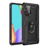 Mey İthalat®  Samsung Galaxy A33 5G Kılıf Sofya Yüzüklü Silikon Kapak - Siyah