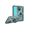 Mey İthalat®  Samsung Galaxy A33 5G Kılıf Sofya Yüzüklü Silikon Kapak - Yeşil