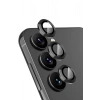 Mey İthalat®  Samsung Galaxy A34 5G Valdez Metal Kamera Lens - Siyah