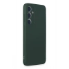 Mey İthalat®  Samsung Galaxy A35 5G Kılıf First Silikon - Koyu Yeşil