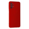 Mey İthalat®  Samsung Galaxy A52 Kılıf Nano içi Kadife Silikon - Kırmızı