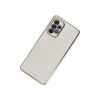Mey İthalat®  Samsung Galaxy A52 Kılıf Volet Silikon - Beyaz