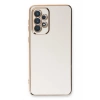 Mey İthalat®  Samsung Galaxy A53 5G Kılıf Volet Silikon - Beyaz