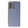 Mey İthalat®  Samsung Galaxy A53 5G Kılıf Volet Silikon - Mavi