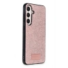 Mey İthalat®  Samsung Galaxy A55 5G Bright Simli Kapak - Pembe